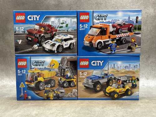 Three LEGO City sets