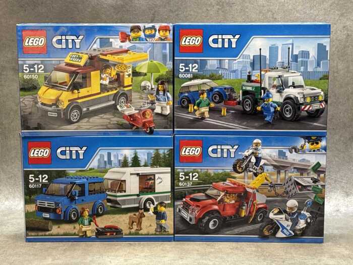 Three LEGO City sets