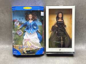 Two Barbie Collector Edition dolls, in original box