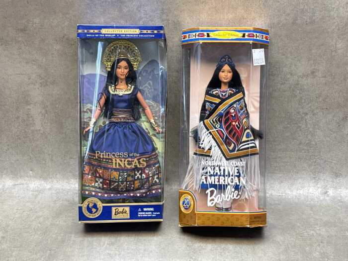 Two Barbie Collector Edition dolls, in original box