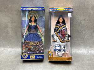 Two Barbie Collector Edition dolls, in original box
