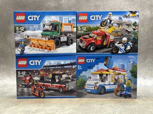 Three LEGO City sets
