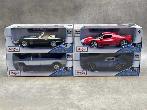 Four Maisto special edition 1:18 scale die-cast