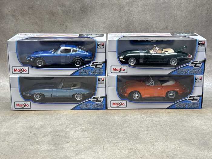 Four Maisto special edition 1:18 scale die-cast