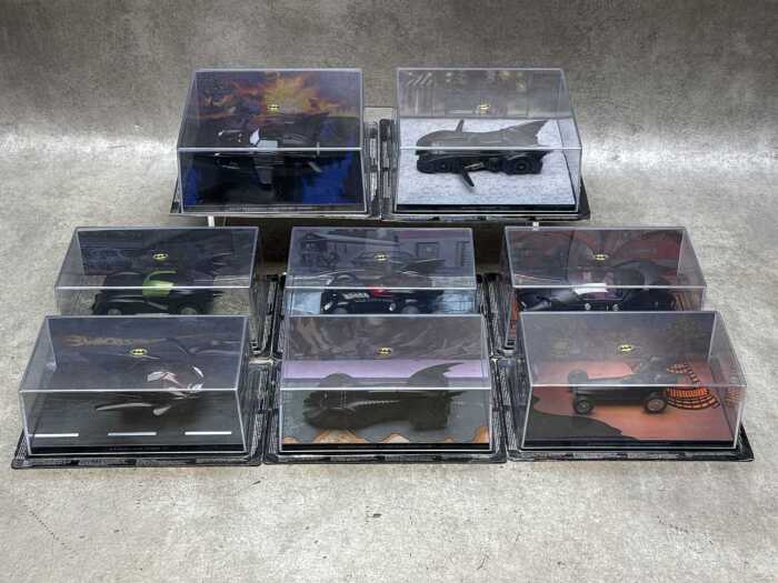 Eight Eaglemoss Batman collectible die-cast Automobilia