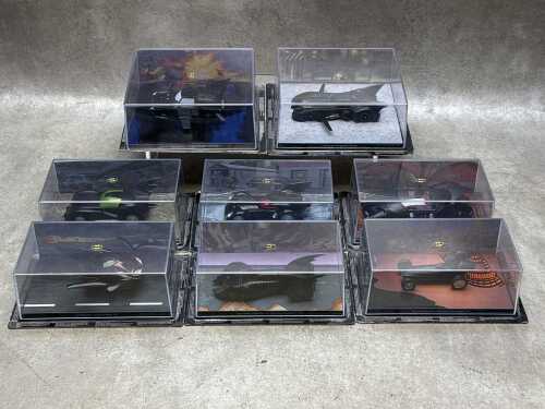 Eight Eaglemoss Batman collectible die-cast Automobilia