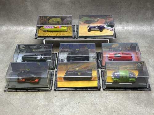 Eight Eaglemoss Batman collectible die-cast Automobilia