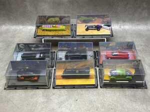 Eight Eaglemoss Batman collectible die-cast Automobilia