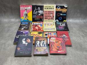 Music, history, and biography books, including Soulsville USA