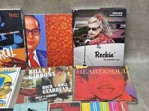 Music-related and Culture books, including John Waters' Shock Value - 3