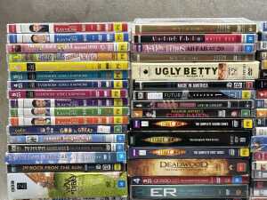 DVDs, mostly TV shows, including Doctor Who - 3