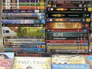 DVDs, mostly TV shows, including Doctor Who - 4