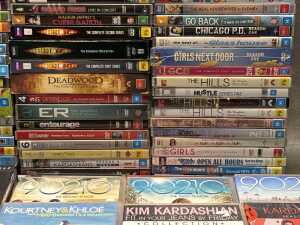 DVDs, mostly TV shows, including Doctor Who - 6