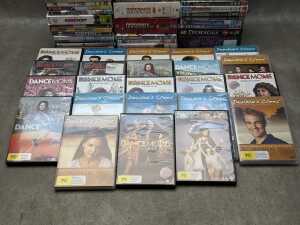DVDs, mostly TV shows, including Dexter, Dark Angel, Dawson's Creek - 2