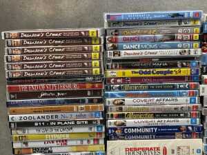 DVDs, mostly TV shows, including Dexter, Dark Angel, Dawson's Creek - 3