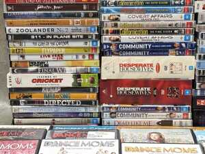 DVDs, mostly TV shows, including Dexter, Dark Angel, Dawson's Creek - 4