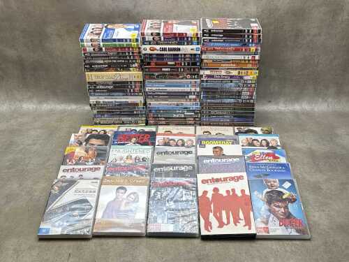 DVDs, mostly TV shows