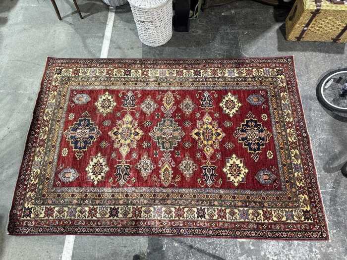 Kazak hand-made wool rug