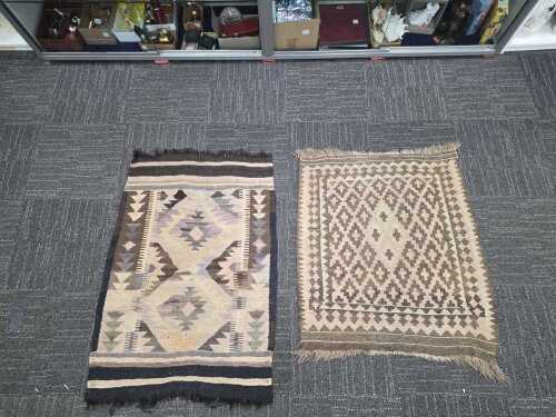 Afghan Kilim hand-made flat weave