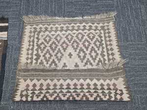 Afghan Kilim hand-made flat weave - 3
