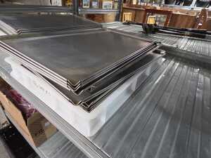 Ten Commercial pizza dough trays - 2