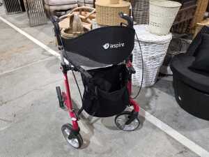 Aspire Vogue carbon fibre rollator walker