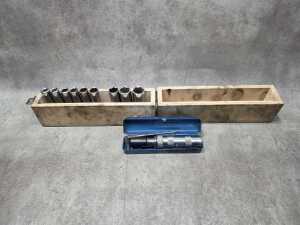 Socket set and impact driver