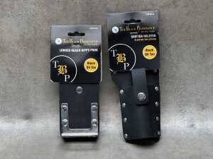New Excess Stock - The Black Provenance Rigger/Scaffolder's 44-Inch Leather Tool Belt Pack incl. 5 Accessories - 5