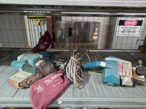 Makita planer and belt sander