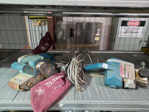 Makita planer and belt sander