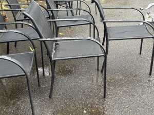 Set of six outdoor armchairs - 2