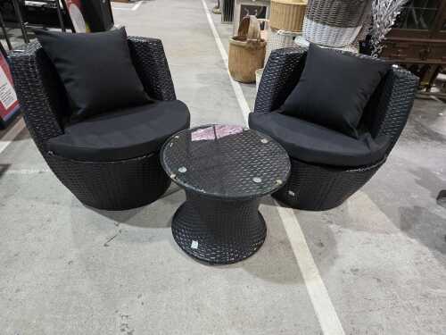 Three-piece outdoor setting