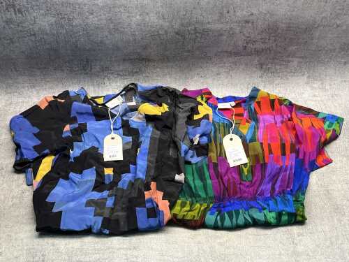 Two Elk v-neck dresses size 10
