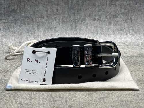 R.M. Williams Slim Drover belt size 38-440