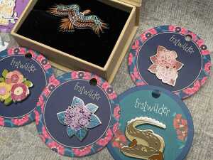Group of mostly Erstwilder enamel pins - 3