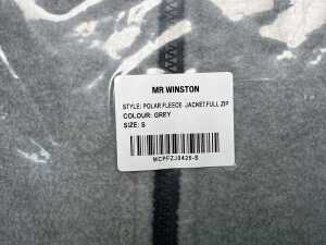 Mr Winston polar fleece full zip jacket size S. RRP $299 - 4