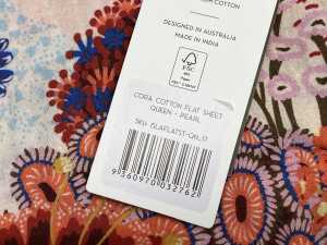 Sage x Clare Cora sheet set size Q - 4