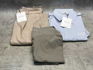 Three Lounge clothing pieces