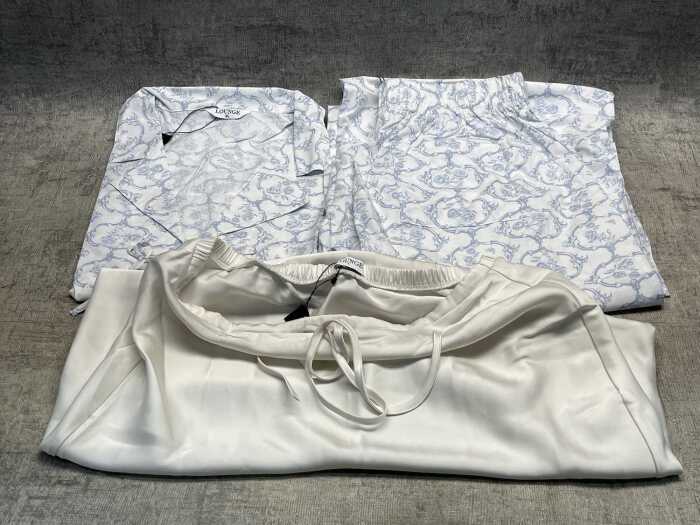 Three Lounge clothing pieces