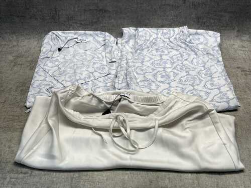 Three Lounge clothing pieces