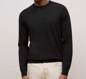 Two Trenery marino crew necks size S - 4