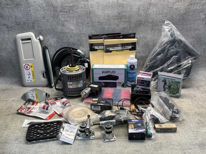 Group of garage equipment