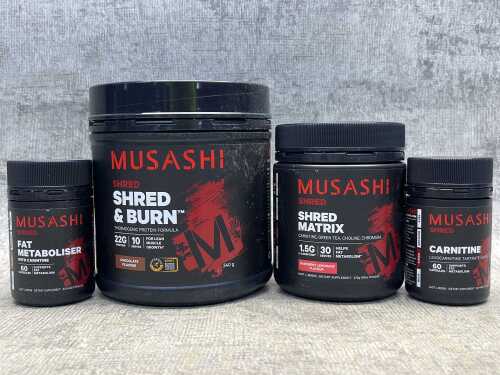 Group of Musashi supplements