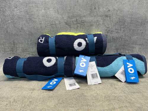 Three Ralph Lauren Australian Open towels