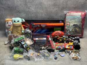 Group of kids toys