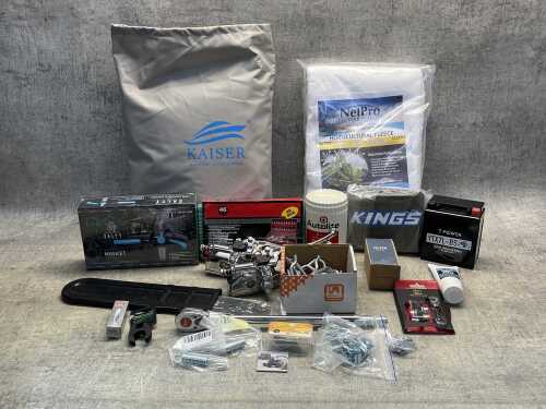 Group of garage products