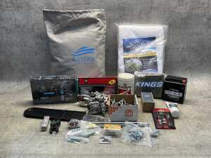 Group of garage products