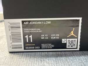 Nike Air Jordan 1 Low size US 11 Men's - 5