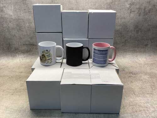 Group of novelty mugs