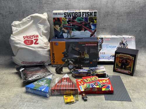 Group of kids toys